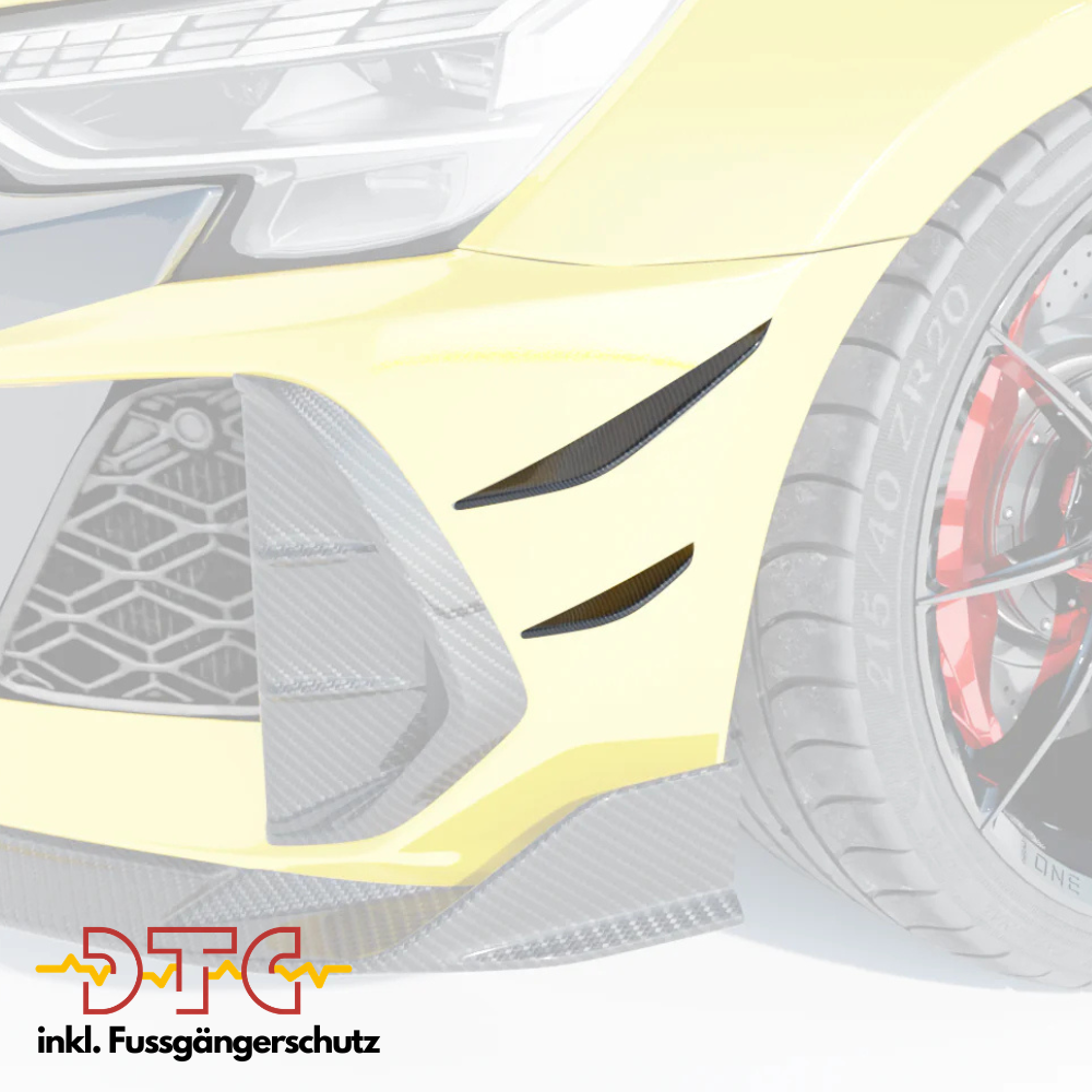 Audi RS3 8Y Facelift Front Canards - CT Design | DTC Gutachten