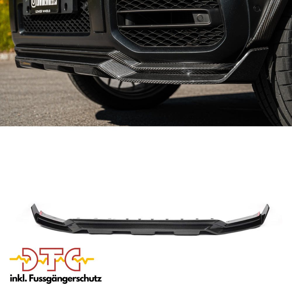 Mercedes G63 W463 Carbon Frontlippe - CT Design | DTC Gutachten