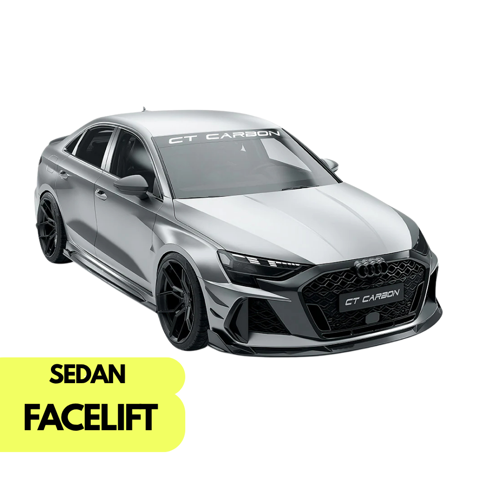 Audi RS3 8Y Facelift Sedan Carbon Kit V1 - CT Design | DTC Gutachten