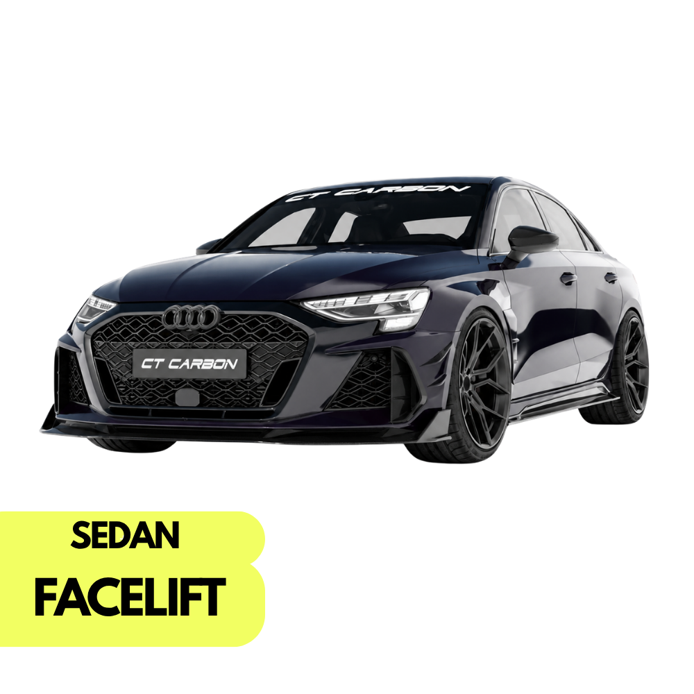 Audi RS3 8Y Facelift Sedan Carbon Kit V2 - CT Design | DTC Gutachten