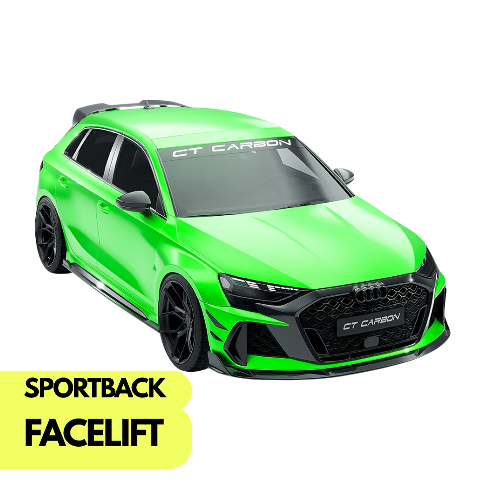 Audi RS3 8Y Facelift Sportback Carbon Kit V1 - CT Design | DTC Gutachten