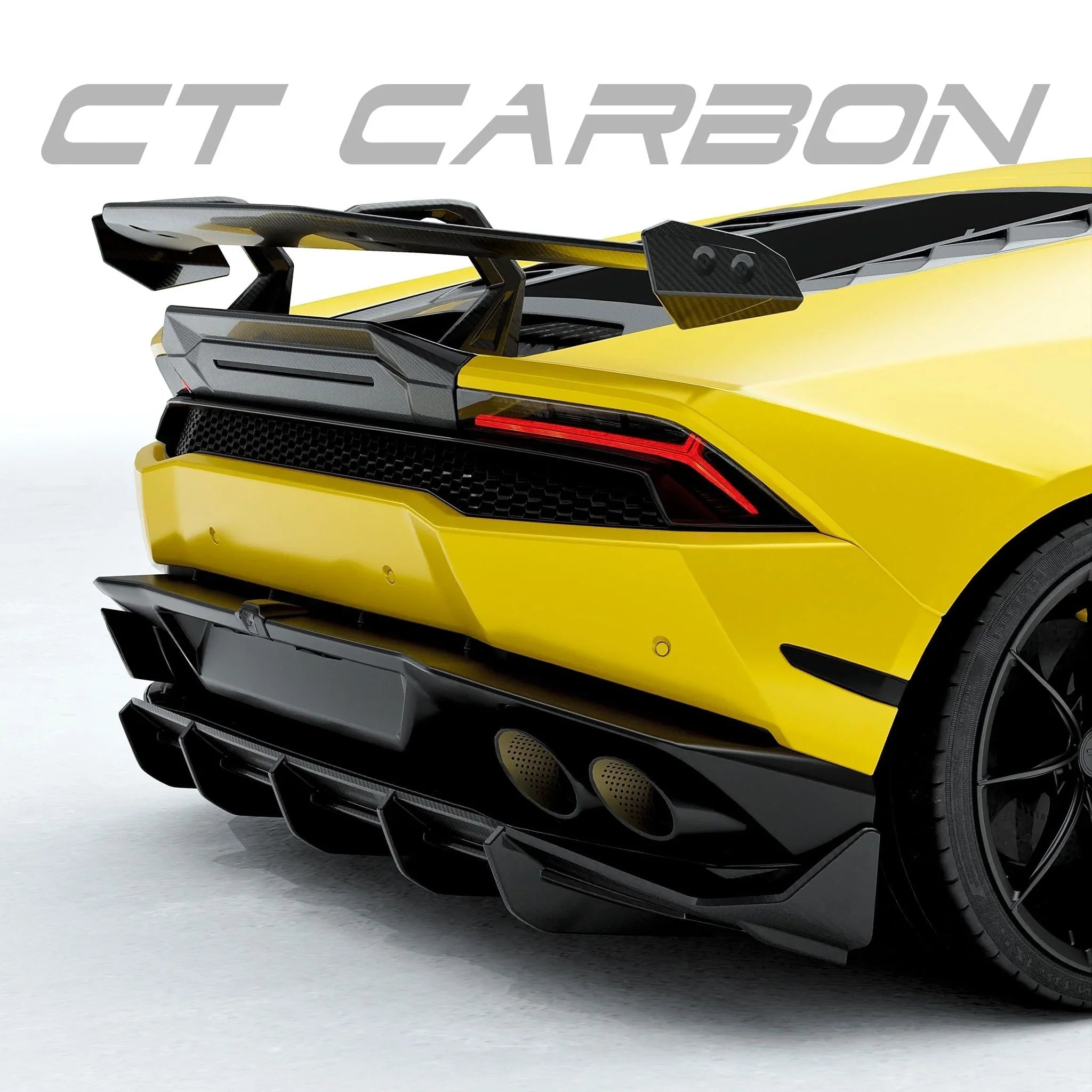 Lamborghini Huracan LP-610 Carbon Heckdiffusor - CT Design