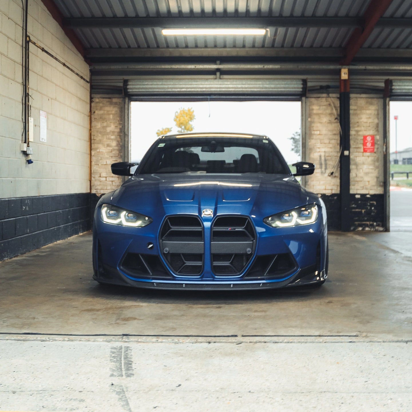 BMW M3/M4 G8x Carbon Grill ohne ACC - GTS Style
