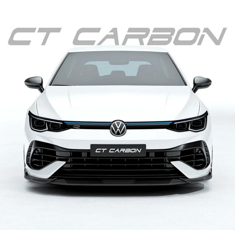 VW GOLF 8R Carbon Frontlippe - CT Design | DTC Gutachten