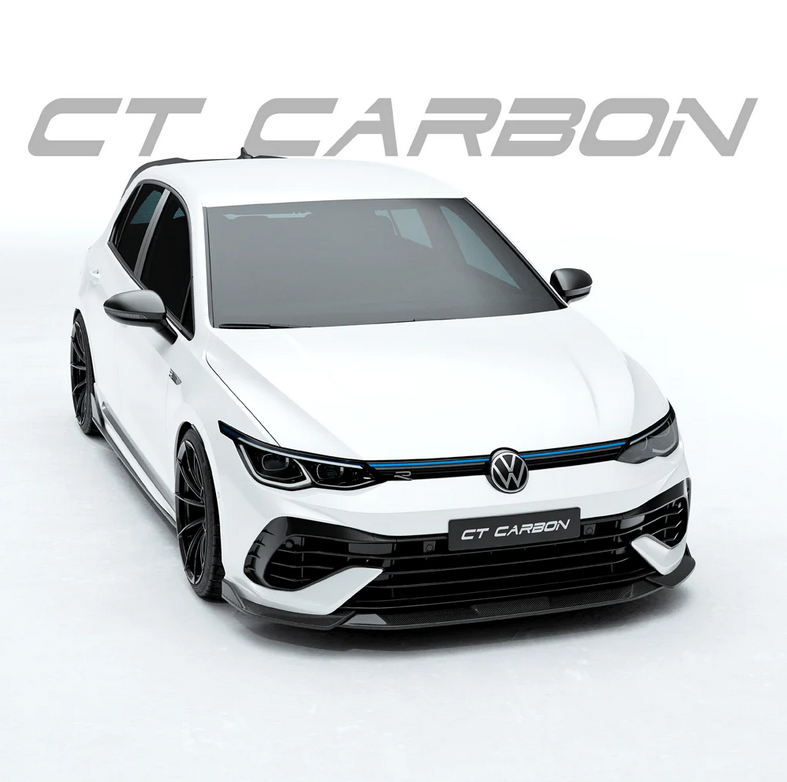 VW GOLF 8R Carbon Frontlippe - CT Design | DTC Gutachten