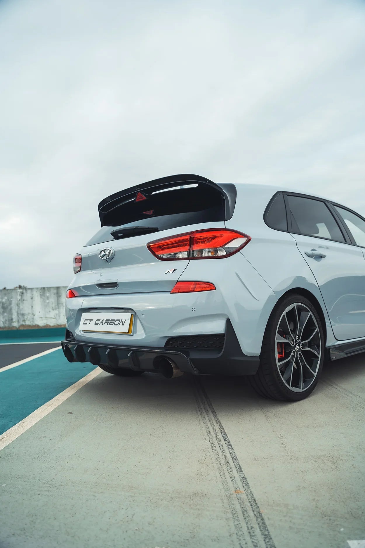 Hyundai I30N Vorfacelift Carbon Diffusor - CT Design