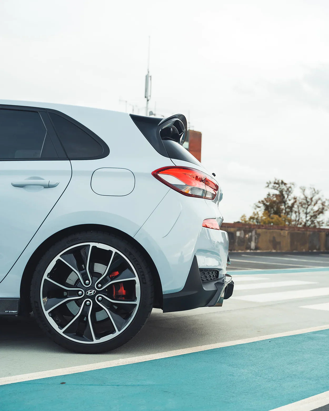 Hyundai I30N Vorfacelift Carbon Diffusor - CT Design