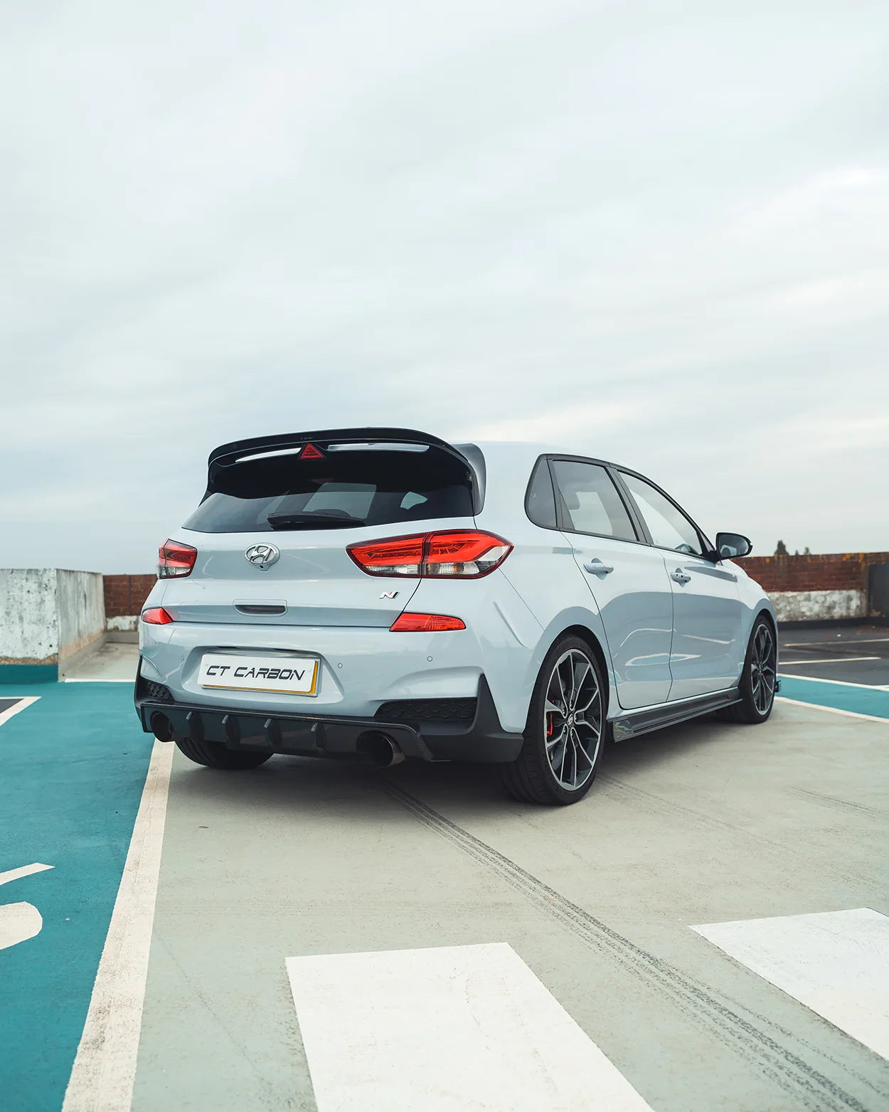 Hyundai I30N Vorfacelift Carbon Diffusor - CT Design